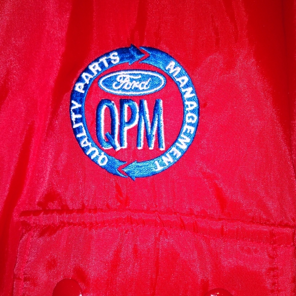 Ford QPM Quality Parts Management Vintage Nylon Jacket XL - Picture 9 of 10